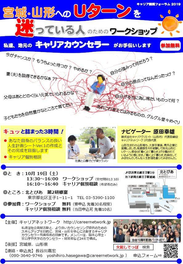 宮城・山形への移住を迷っている人のためのワークショップ終了